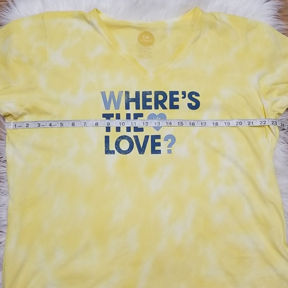 NEW| Life Is Good | Where's The Love | Tie Dye Tee - Picture 10 of 11